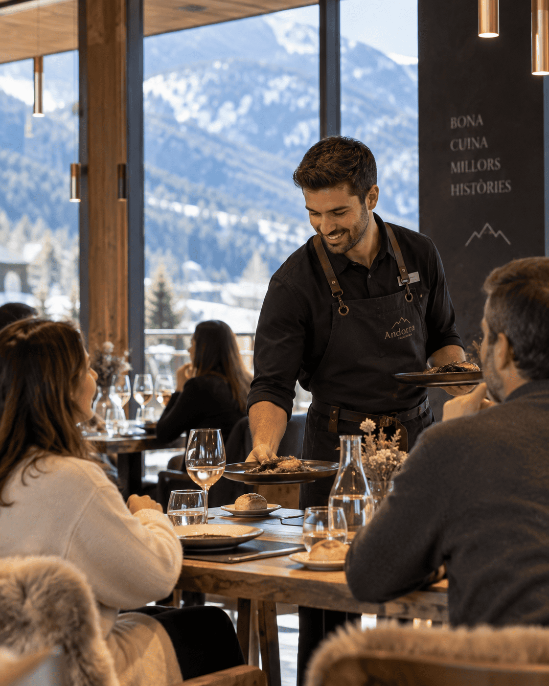 Trabajo de camarero en Andorra